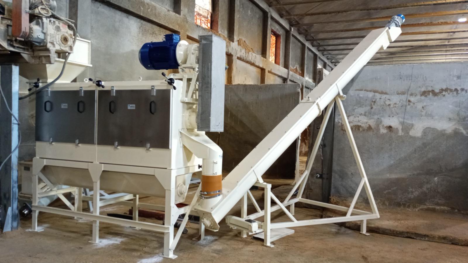 Coclea installata in officina