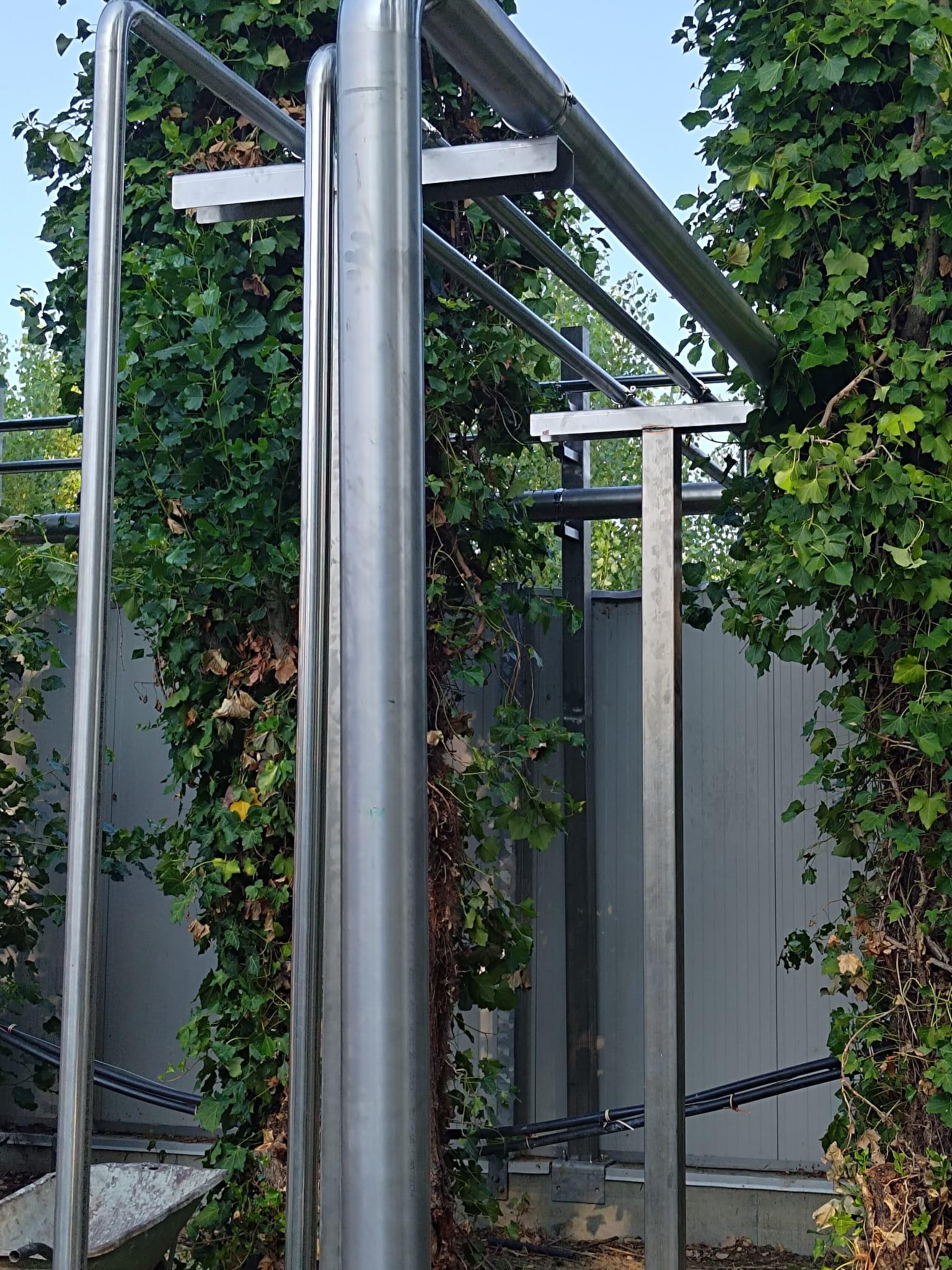 Tubazioni inox in ambiente industriale